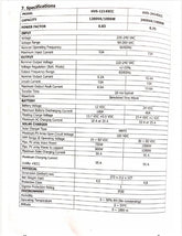 HOMAGE VERTEX HVS-2414SCC SOLAR SUPPORTED INVERTER 2400VA/1800Watt/24VDC/230VAC